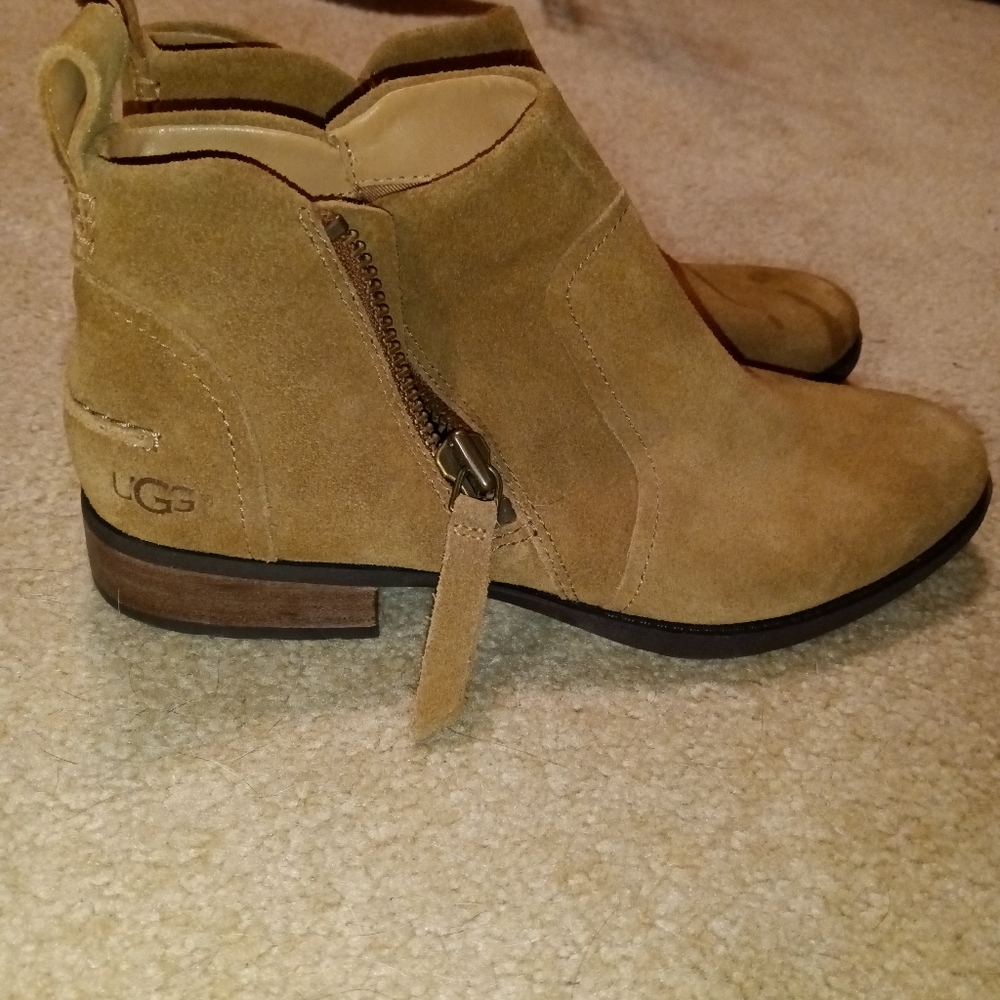 Ugh Booties. Size 8, Color Is Camel - image 2